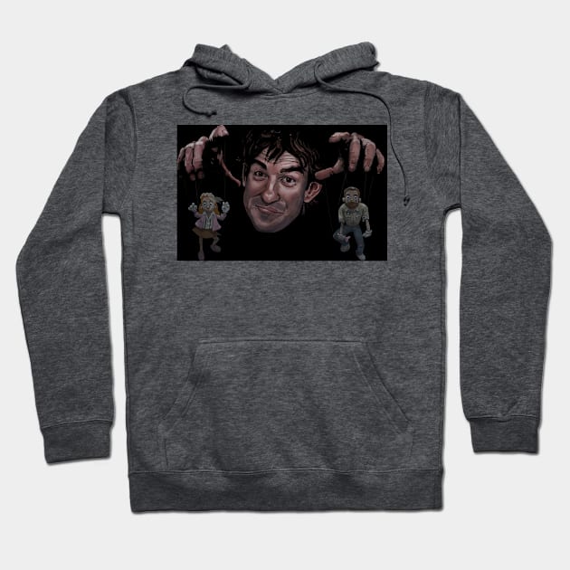 Jim Halpert, Puppetmaster Hoodie by The Small Beans Store